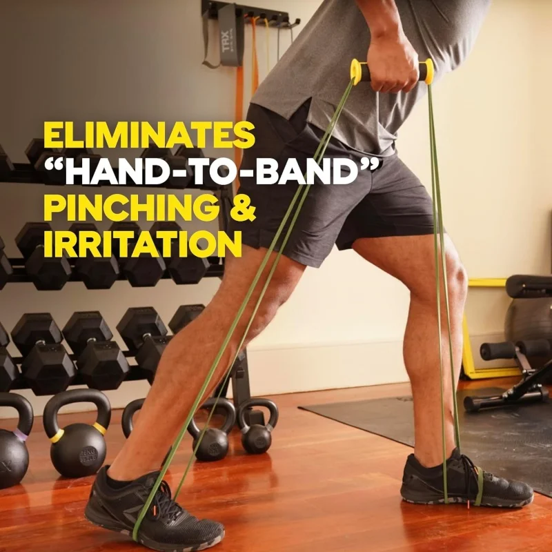 1 Pair Resistance Band Handles Exercise Bands Handles Protect Your Hands From Injury Gym and Home Strength Training Accessories 3