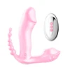 3 IN 1 Sucking Vibrator Wearable Dildo Vibrator Anal Vagina Clitoris Stimulator Female Vibrators Sex Toys for Women Oral Suction 1