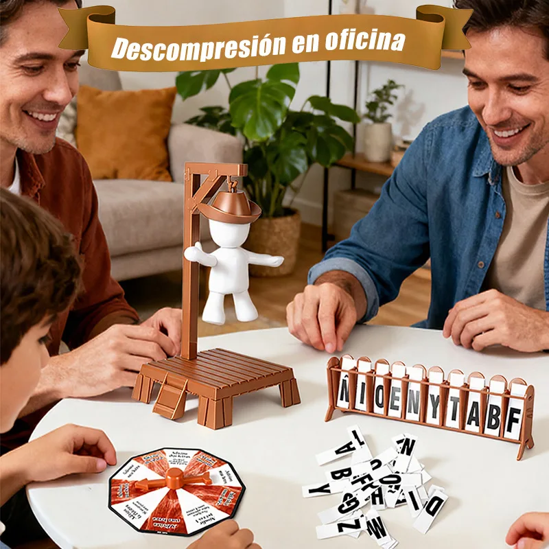 Cowboy-Themed Interactive Family Word Guessing Board Game Toy