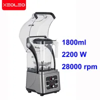 Xeoleo 2200W Heavy Duty Commercial Grade Timer Blender Mixer Juicer Fruit Food Processor Ice Smoothies BPA Free 1.8L For Kitchen