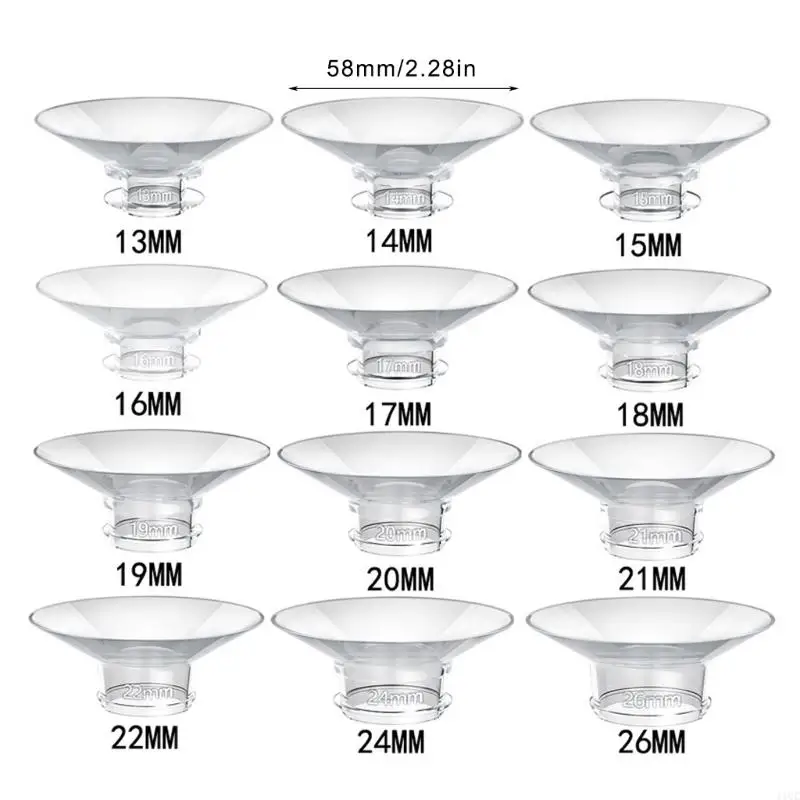 11UC Breast Flange Adapter Comfortable Silicone Accessory Breast Converter