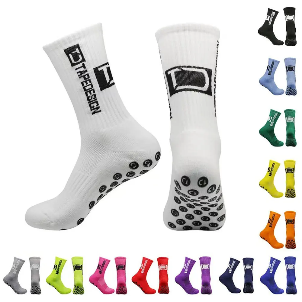 Non-slip Soccer Socks Basketball Football Socks For Men Mid Calf Running Cycling Sports Grip Sock Anti-slip Thickened Breathable football socks,sports socks,cycling socks,fitness sports socks,sport socks