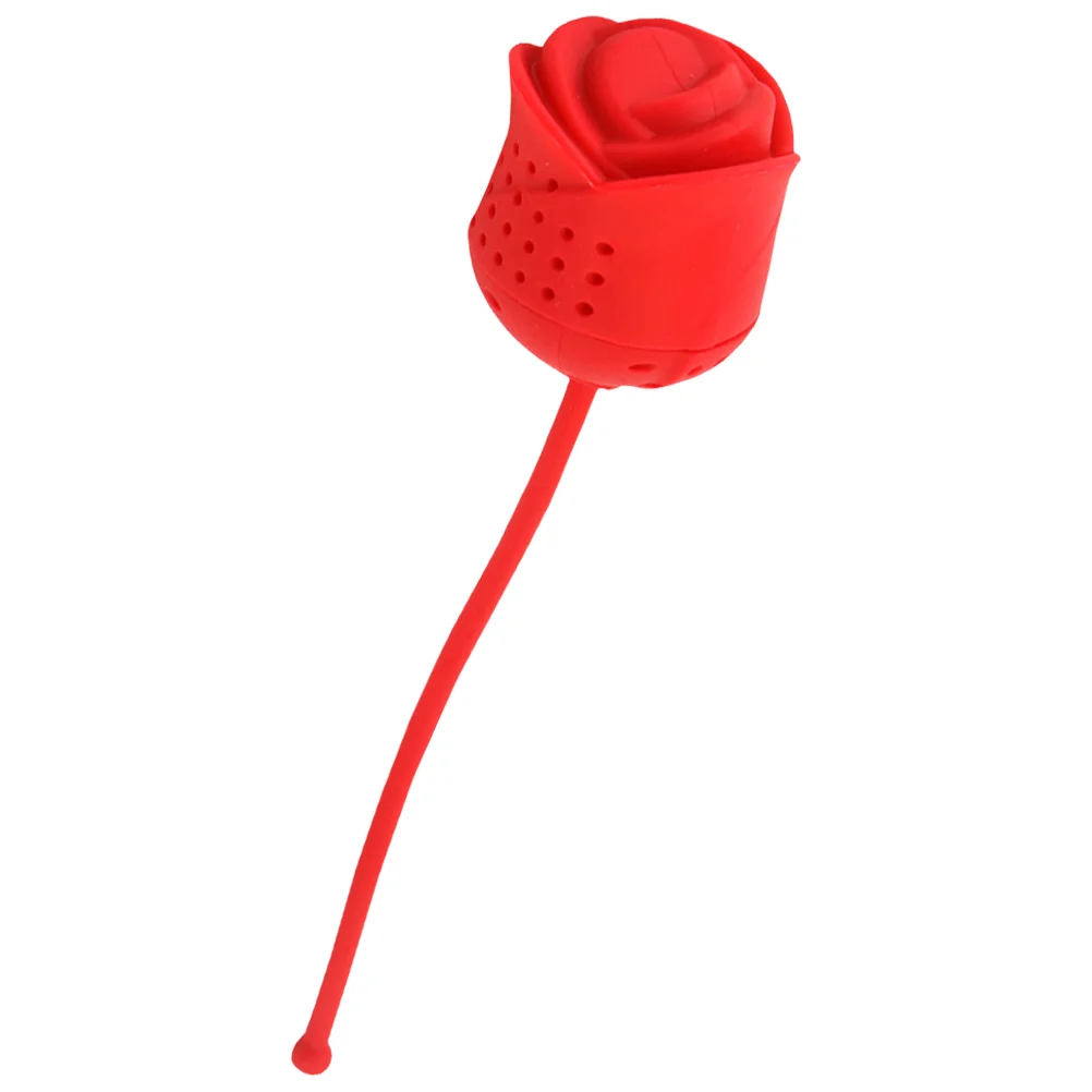 

Tea Strainer Silicone Rose Flower Shaped Loose Tea Infuser Loose Tea Filter Tea Strainer Tea Brewing Supply