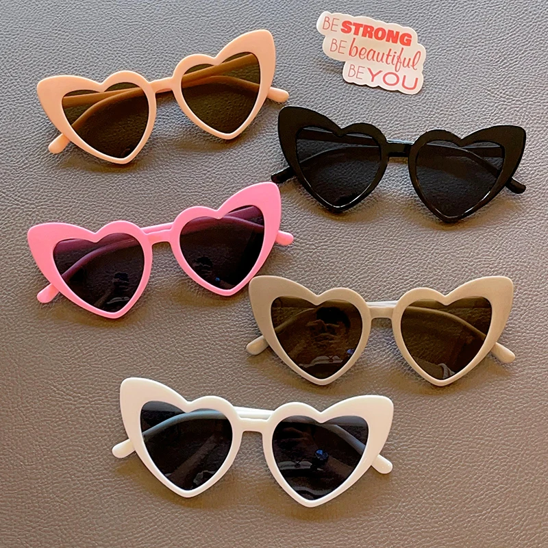 Children Fashion Colors Special Heart Sunglasses UV400 Boys Girls Outdoor Cute Protection Sunglasses Kids Sun Glasses children sunglasses kids sunglasses fashion sunglasses