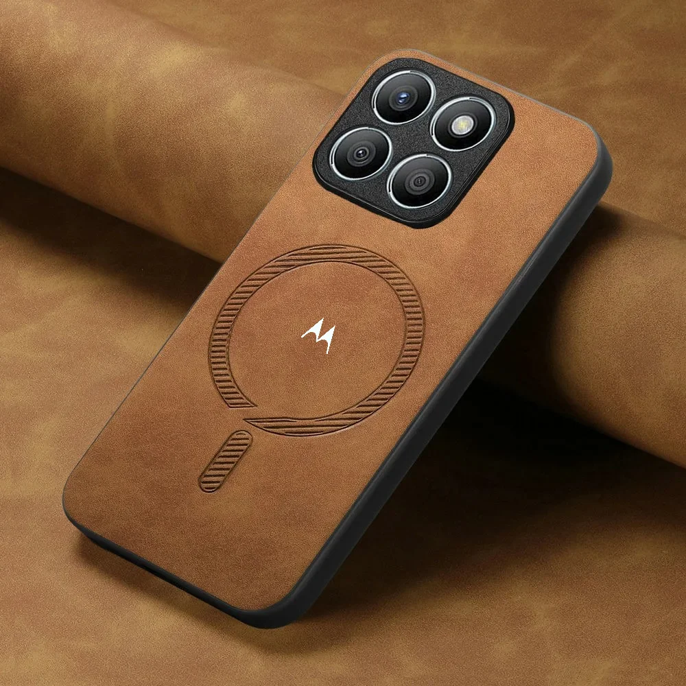 Luxury Retro Leather Magnetic Phone Case Cover