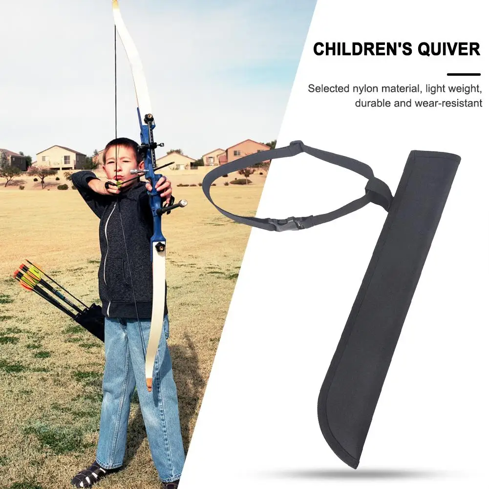 Nylon Archery Arrow Quiver Holder for Kids Bow Hunting Target Practice