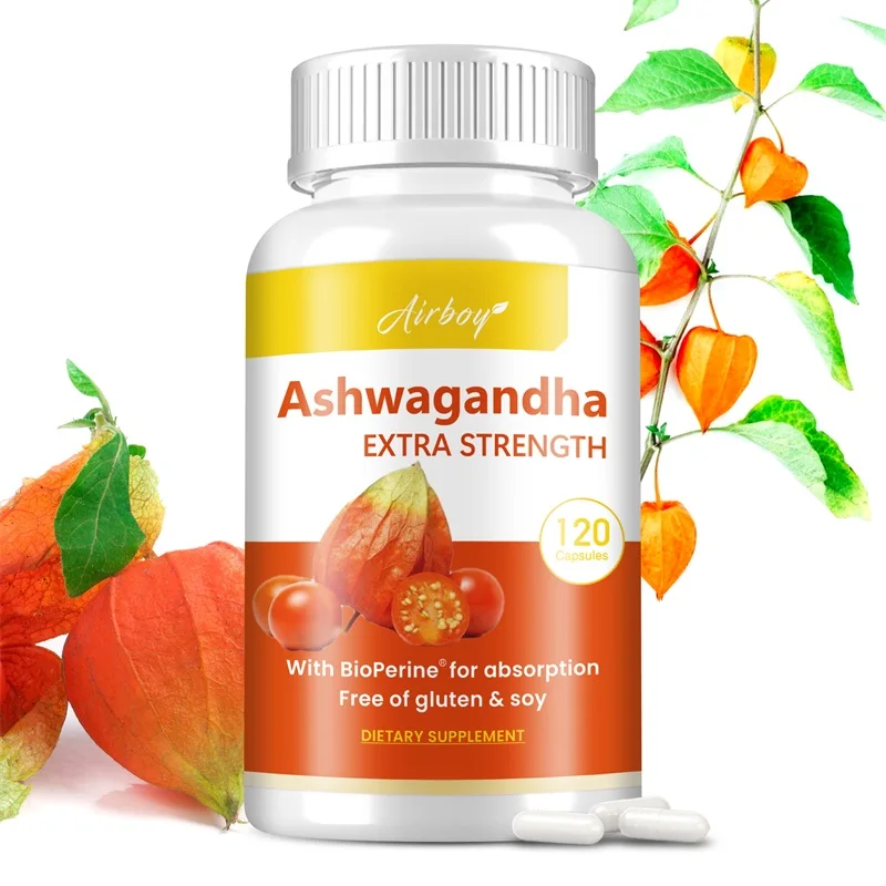 Ashwagandha Extra Strength Help Stress Focus Brain Energy Support Sleep Health