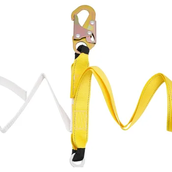 Vertical Lifeline Assembly 50ft Rope Harness Safety Lanyard Fall Protection Rope for Roofing Climbing Logging Inspections 6