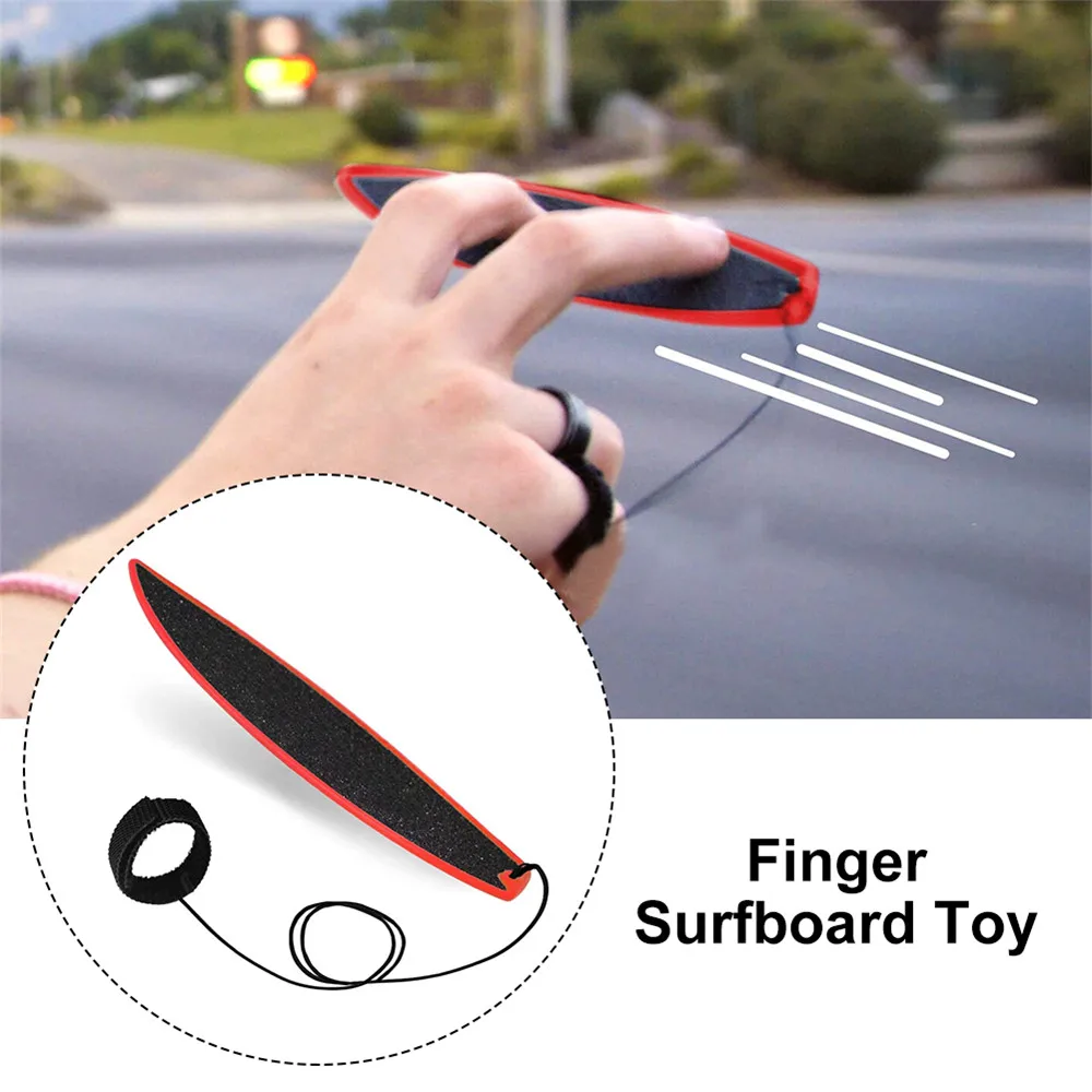 

Safe Entertainment Wear Resistance Portable Finger Surfboard Toy Birthday Gift Cute Mini Lightweight For Children Party Favors