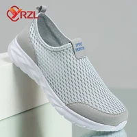 YRZL Men's Sneakers Women Breathable Mesh Casual Shoes Outdoor Non-Slip Big Size Loafers Walking Lightweight Male Tennis Shoes
