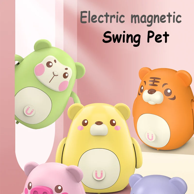 Electronic Toys Dancing Toy Battery Operated Toys for Babys Magnetic Swing Pet Children's Toys Interactive Toy Gift for Girl Boy 5