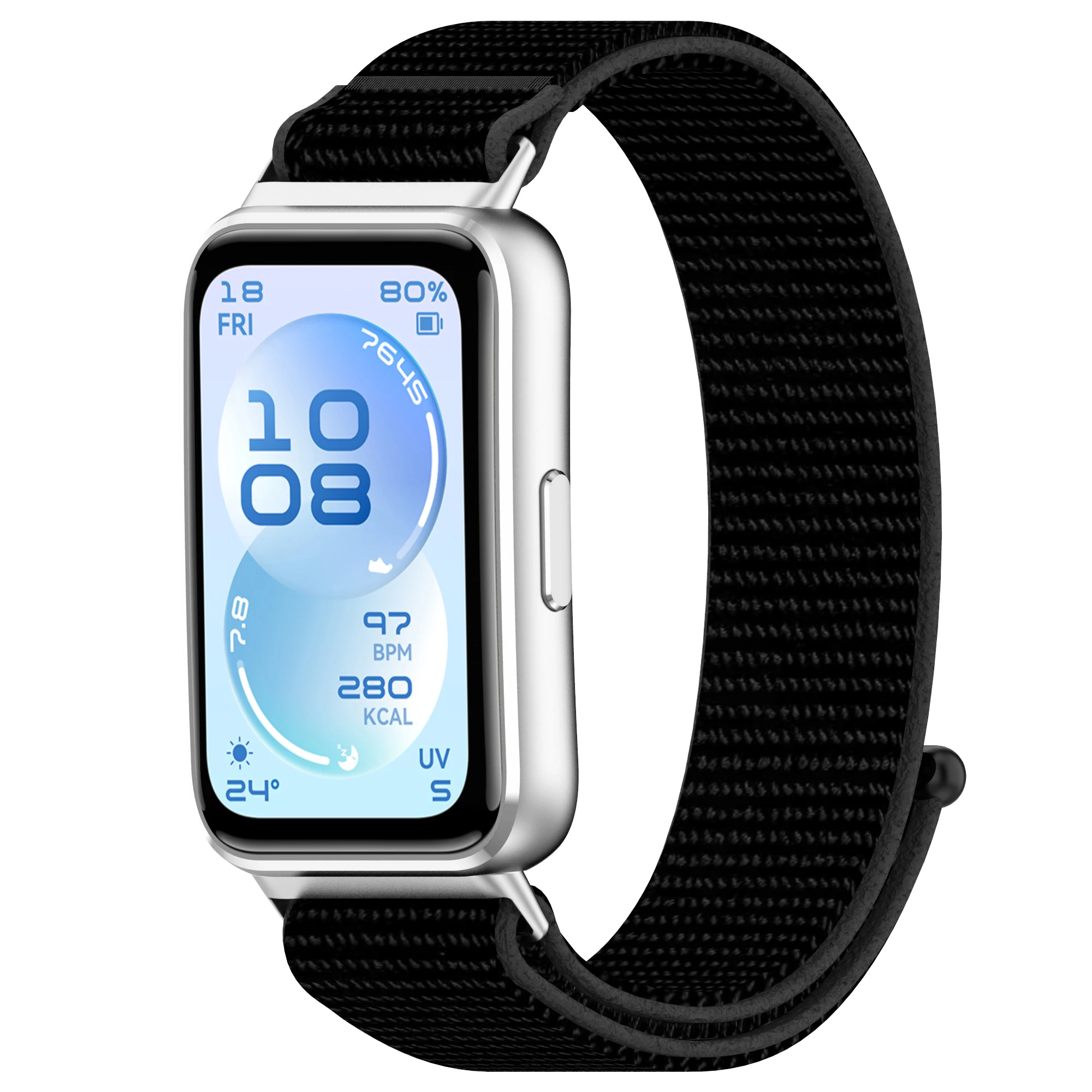 Breathable Velcro Strap Nylon+Metal Sport Bracelet Accessory