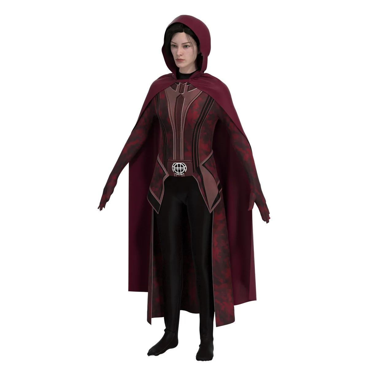 Wanda vision crimson witch cos costume Wanda scarlet witch cosplay the same clothes