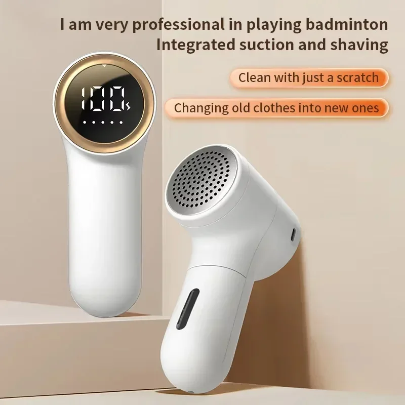Lint Remover Intelligent Digital Display USB Rechargeable Electric 5 Gear Hairball Trimmer Portable