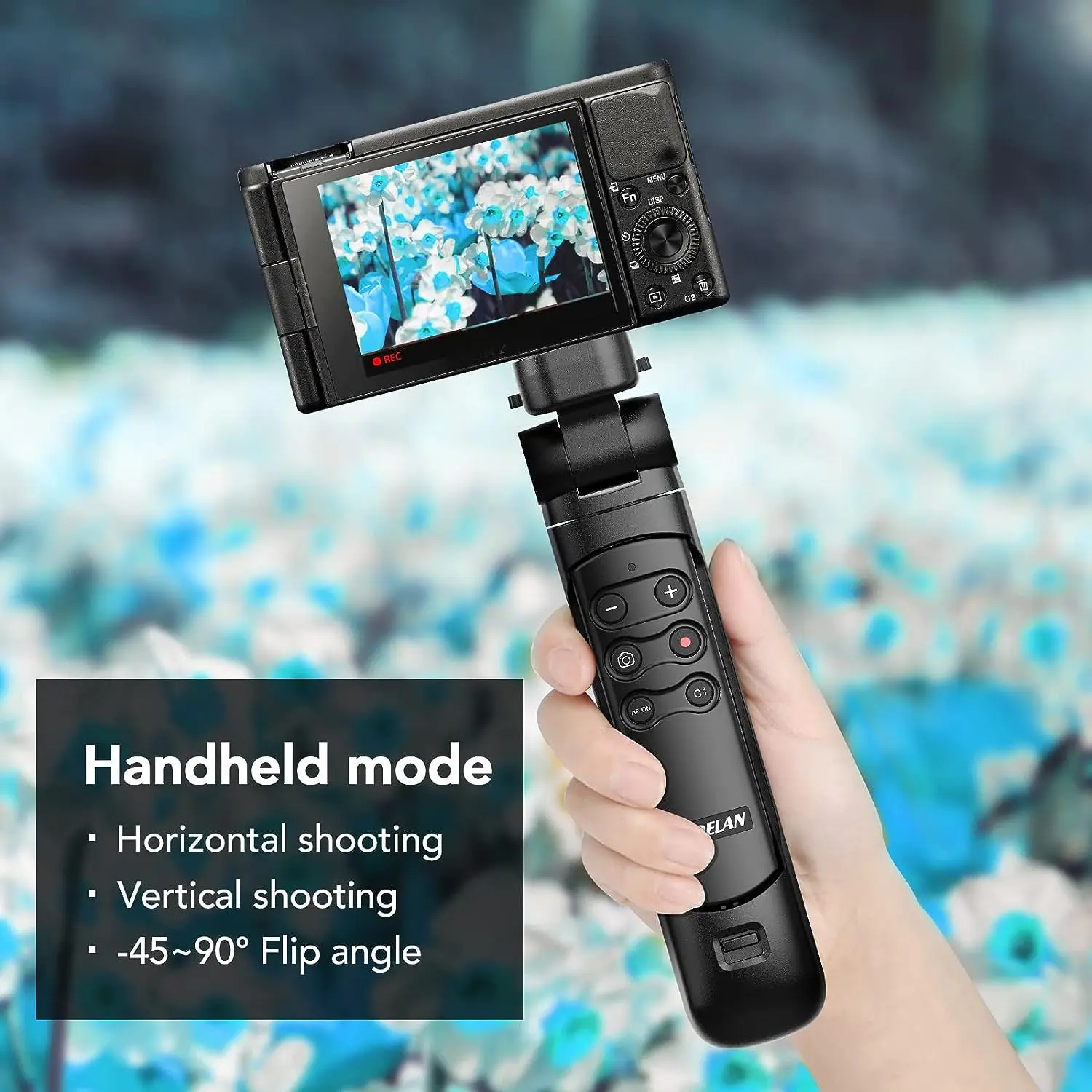 SONY 3.2+6.0　 デジタルカメラ&アダプター&ミニ脚立セット カメラ付きソニー用aodelanワイヤレスシューティンググリップ