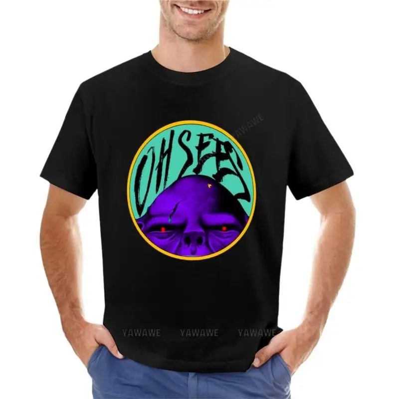 

t-shirt men summer tees oh see orc T-Shirt man clothes summer tops mens t shirts pack