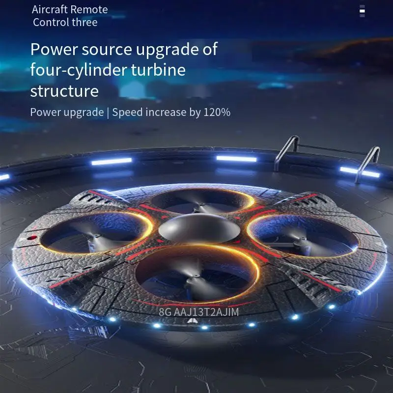 لعبة جديدة ذكية للمركبة الفضائية الغريبة للأولاد على شكل طائرة كرة طائرة للأطفال لعبة الصحن الطائر بجهاز التحكم عن بعد كوادكوبتر الابتدائية sch