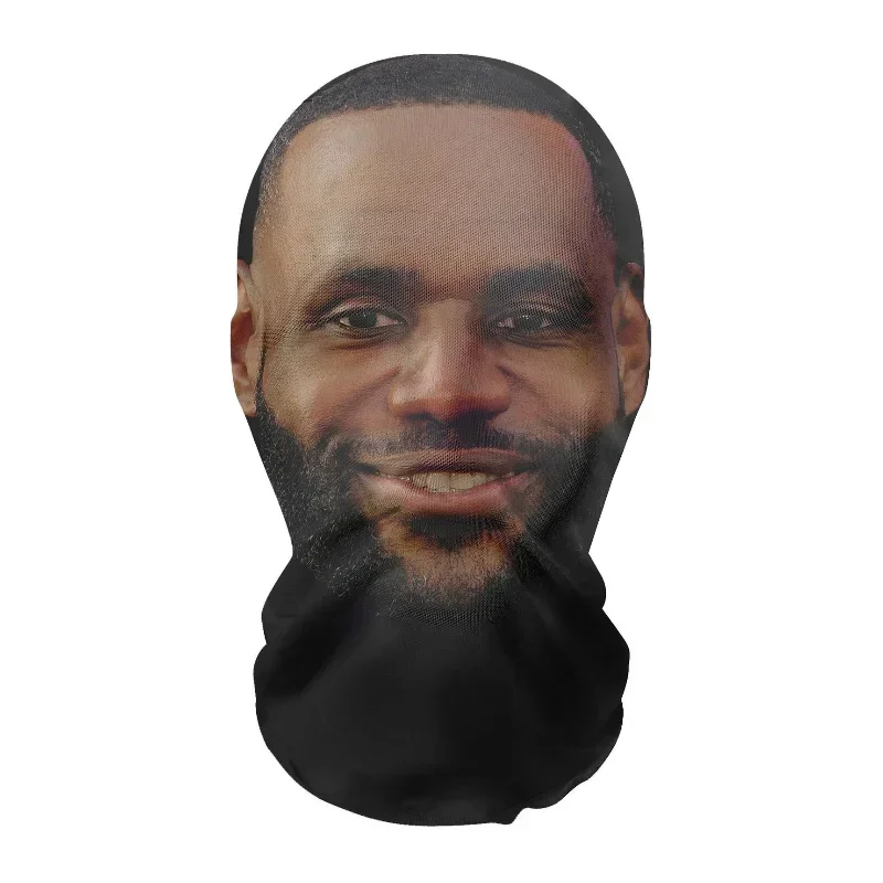 Face Mask Kanye Mask 3D Printed Elastic Mesh Full Face Mask For Men Women Cosplay Headwear Hip Hop Fashion Balaclava Hood Hat Headgear