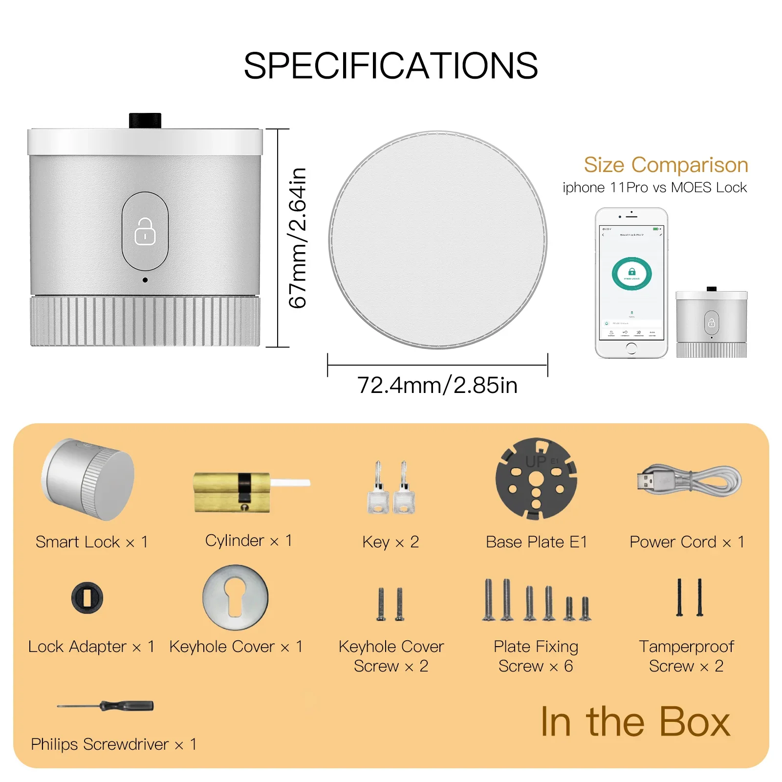 Рисунок 6 - Дверной замок MOES AES128 TLS с