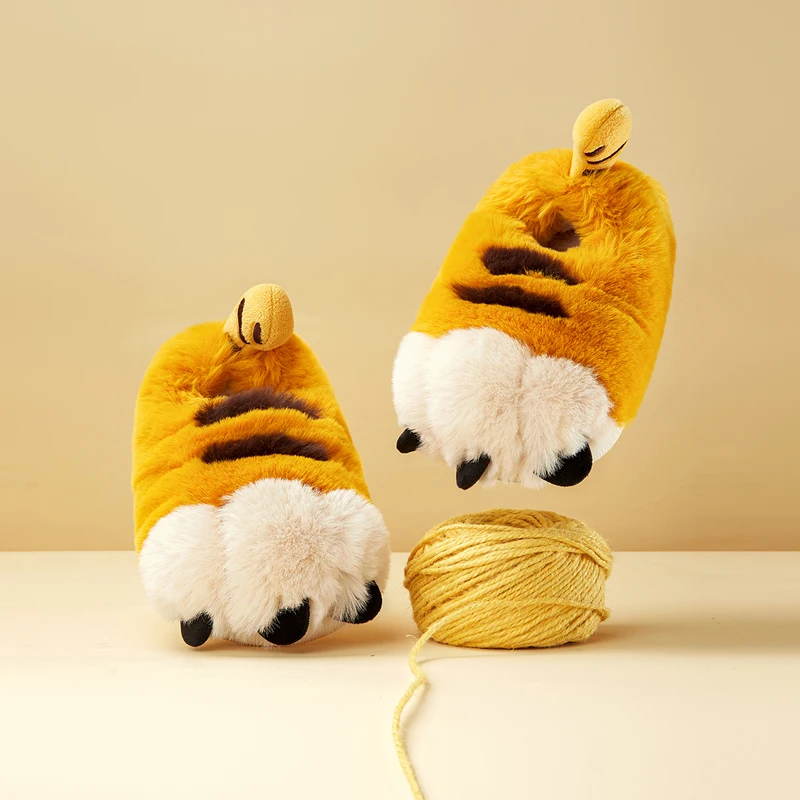 

Cheerful Mario Children's Cotton Slippers New Style Plush Warm And Cozy Cute Winter Indoor Soft Warm Cotton Slippers