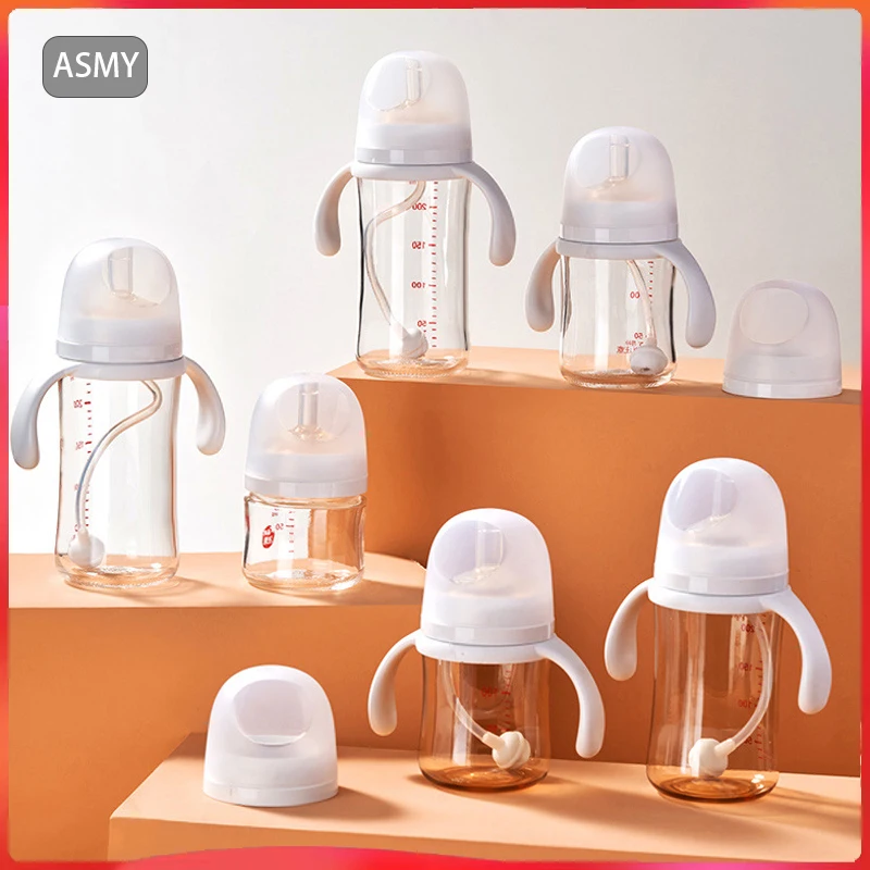 ANPEI for Pigeon 3 Wide Bottle Accessories/Nipple/Handle/Gravity Ball Straw Set 2