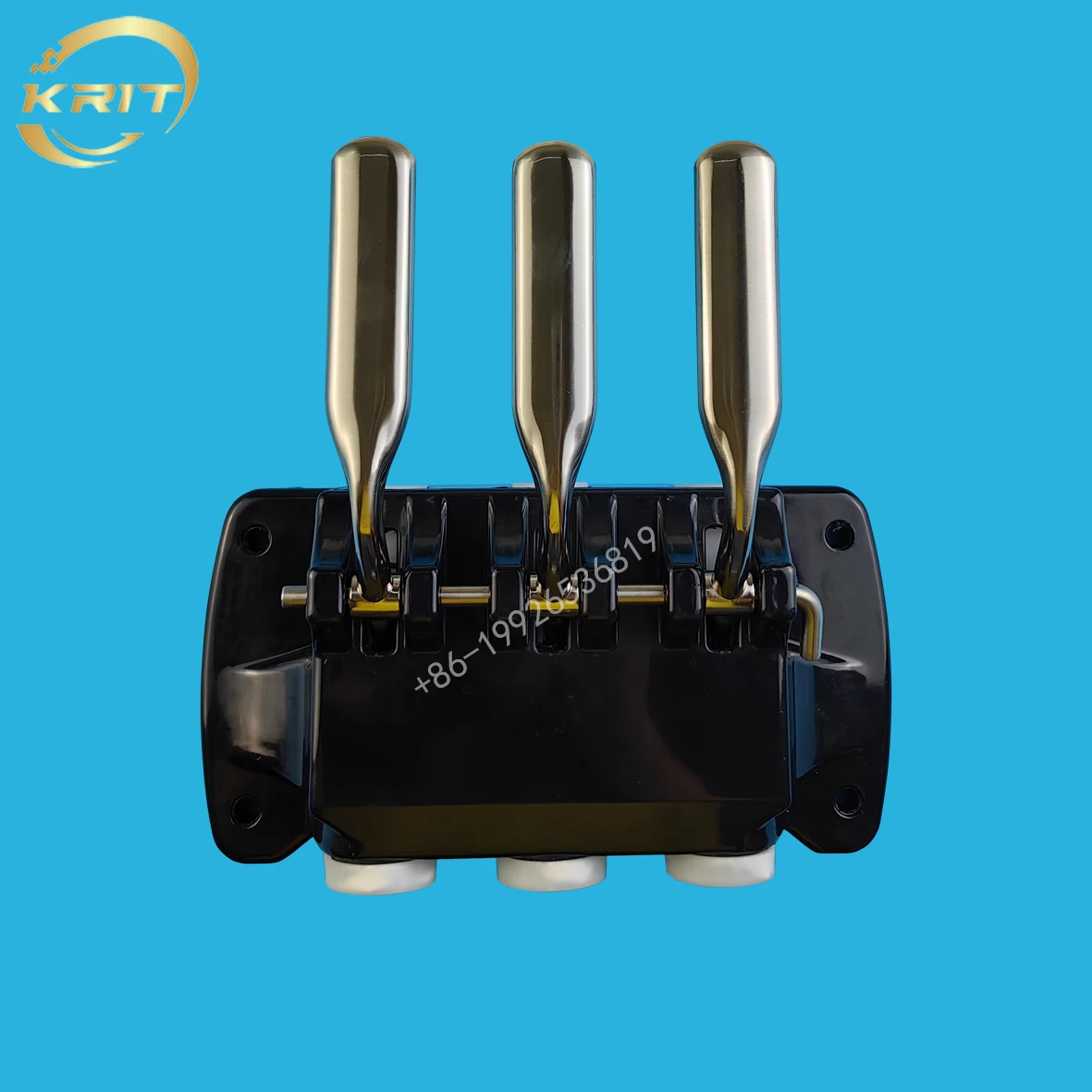 Front Panel Face Block Spare Discharge Valve Replacement For BZL VEVOR Ice Cream Machines With Rods Modelling Caps Three Holders