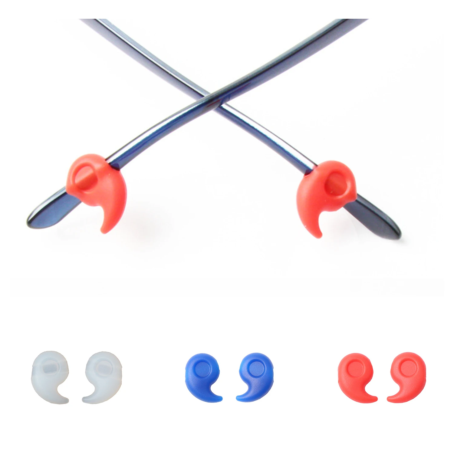 

1 Pairs Top Quality Silicone Anti-slip Holder For Glasses Accessories Kids/Adults Ear Hook Sports Eyeglass Temple Tip Stoppers