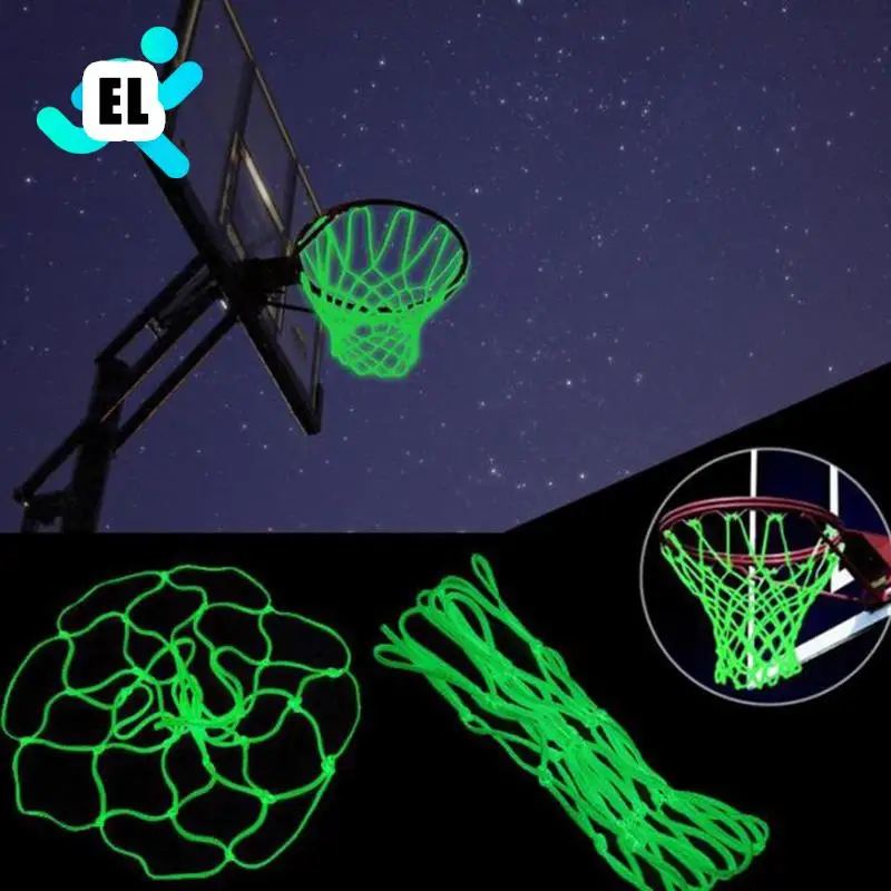 

Light Up Kids Basketball Net Basketball Net Replacement Outdoor Shooting Trainning Glowing Light Luminous 18*19CM Basketball Net