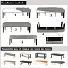 PU leather waterproof bench chair cover,funiture protector,slipcovers for bench 3