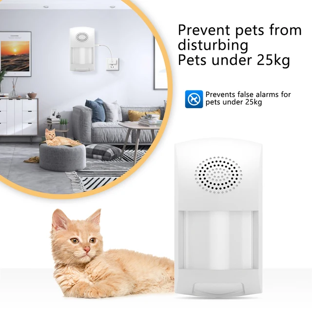 TUYA WiFi PIR Motion Sensor Home Burglar Alarm System Infrared Movement Detector Remote Control Pet Immune Timing Arm Disarm 4