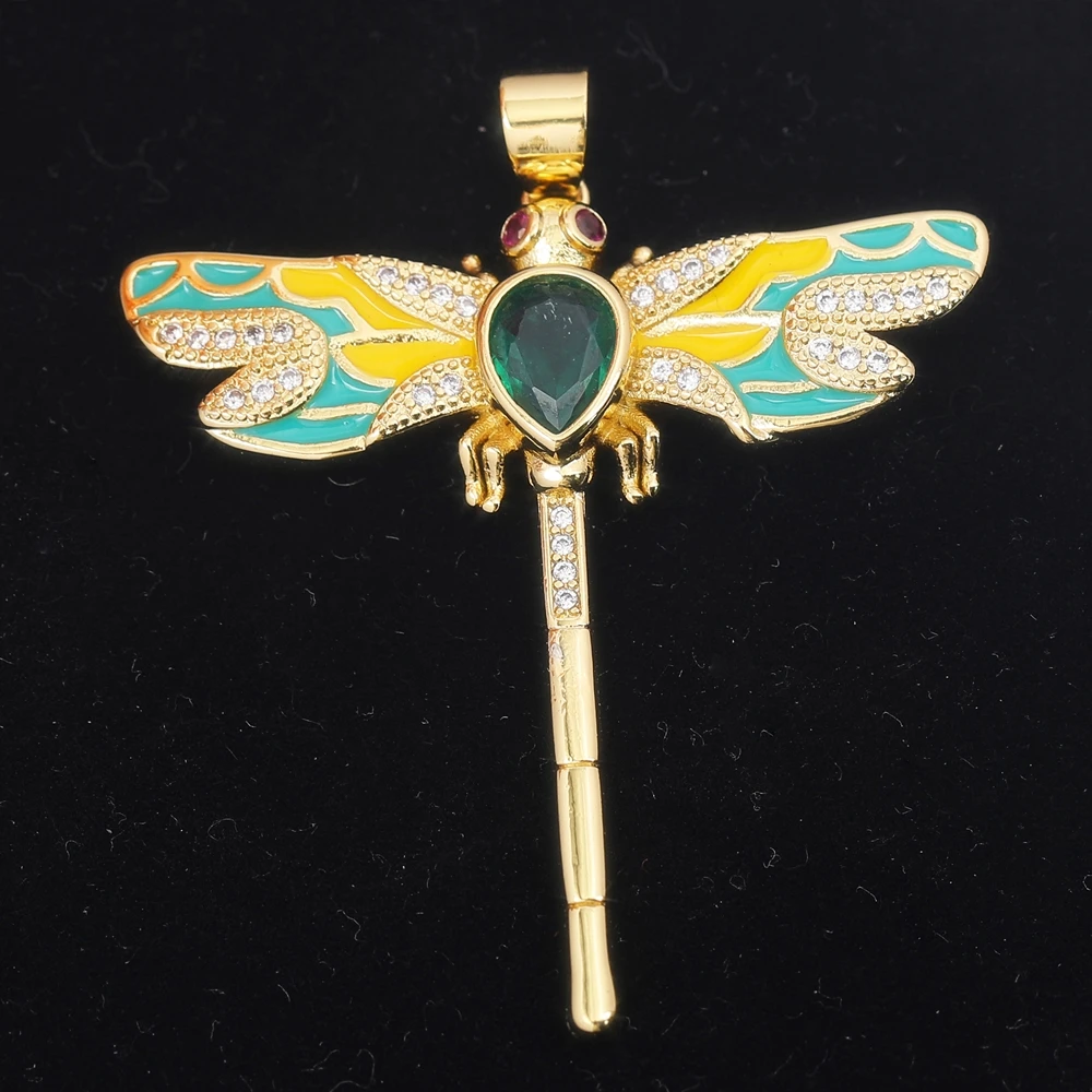Juya 18K echt vergoldete Regenbogenkristalle Emaille griechischer böser Blick Stern Saint Mary Lächeln Gesicht Stier Liebe Herz Kreuz Charm Zubehör – Detail 17