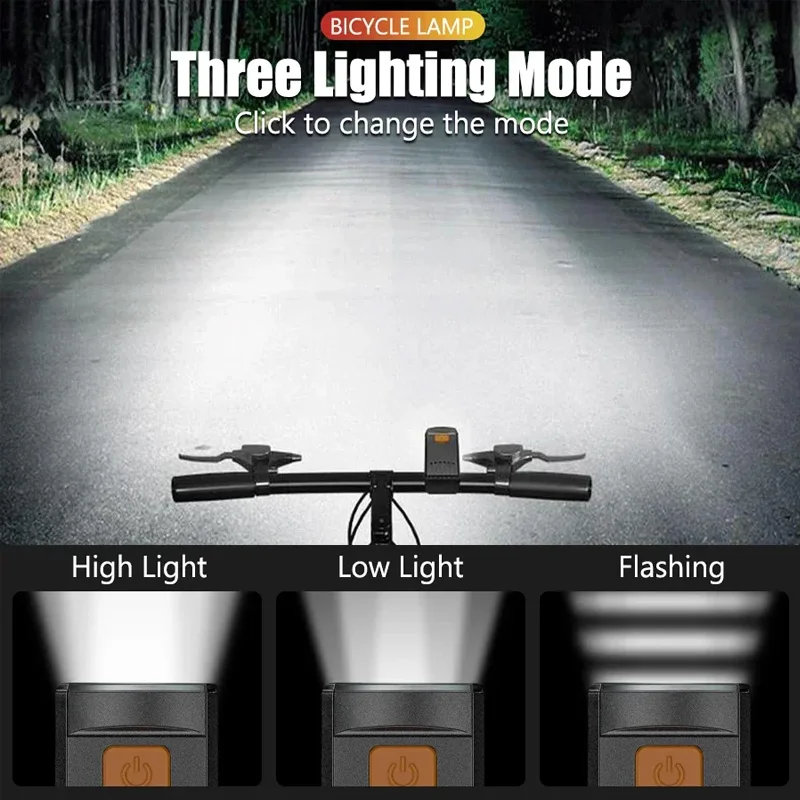 Bike LED Light Highlight Bike Front Lamp USB Recharge MTB Headlighty Waterproof
