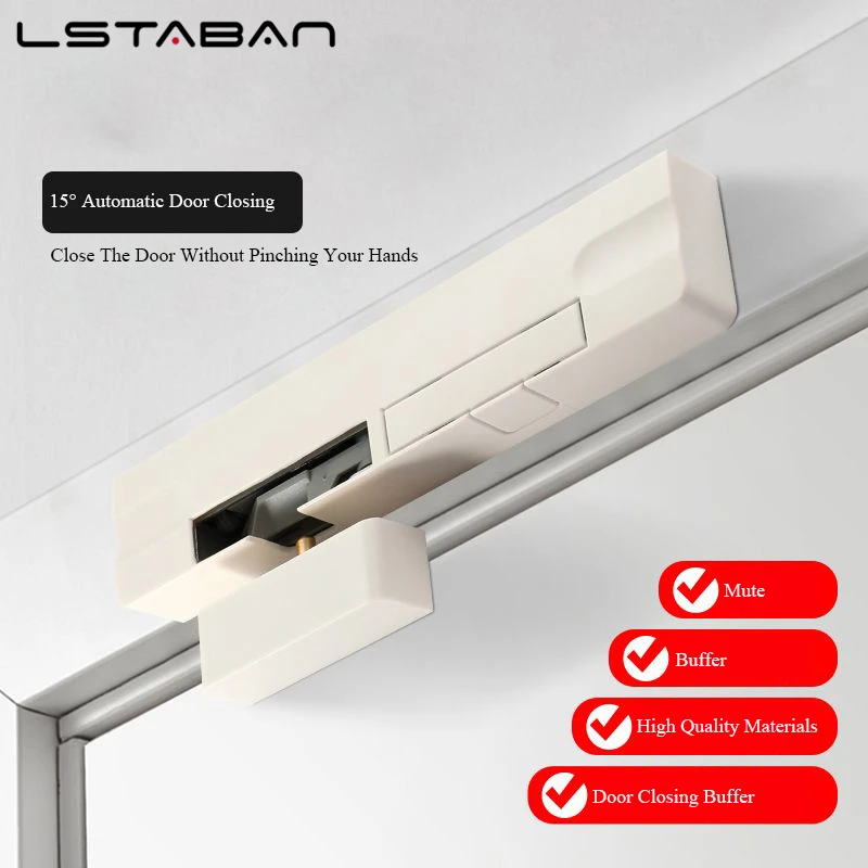 Adjustable Bedroom Door Closer Damping er Wooden Door Flat Open er Invisible Home Silent Hydraulic Closed