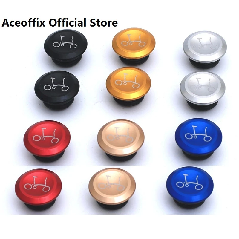 1 Pair Handlebar Plug for Brompton Bike Aluminum Alloy