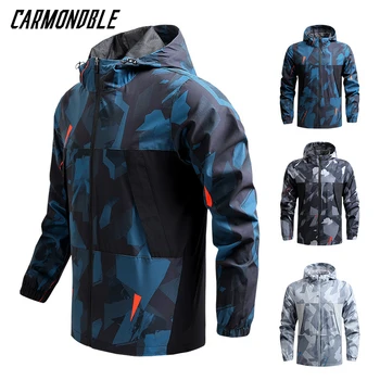 Nuovi uomini estivi giacche con cappuccio anti-UV con cappuccio trekking da jogging giacca a vento a maniche lunghe giacca da montagna resistente all'usura Hombre 1