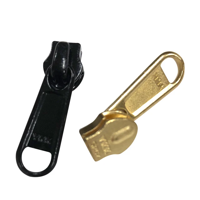 No. 10 Nylon Zipper Slider Thick Black Color Puller Use on Bag