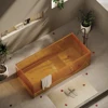 1700 X 720 X 550 MM COLOURFUL RESIN BATHTUB FREESTANDING TUB 8607C 5