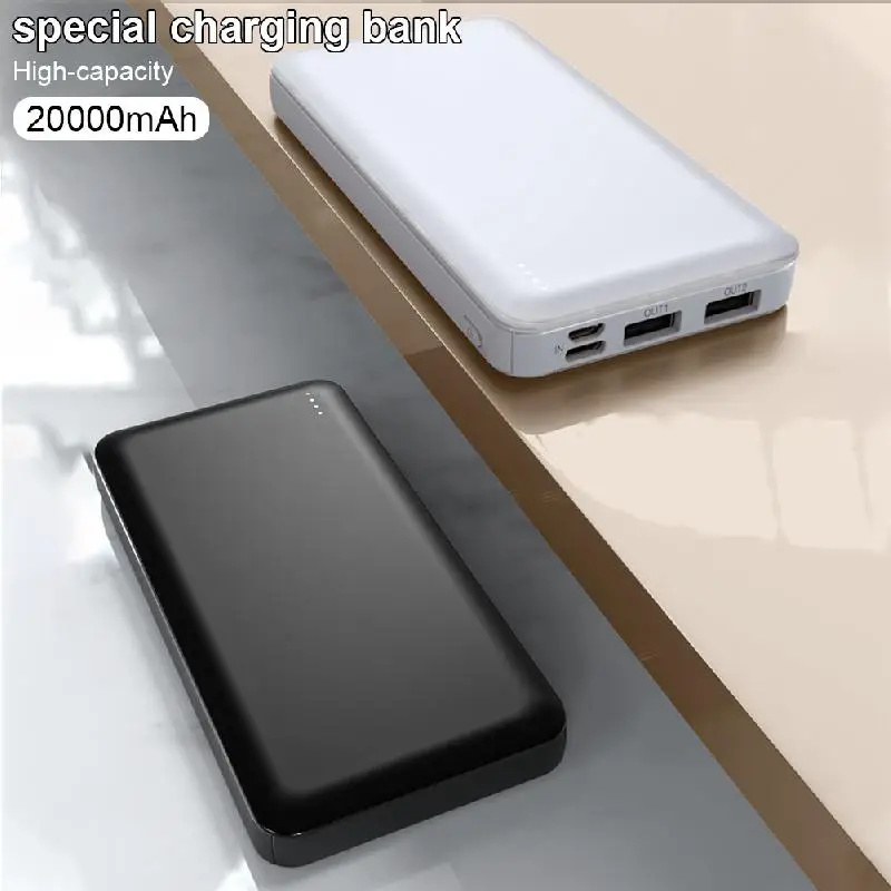 20000mAh Power Bank 5V/2A Micro/Type-C Out Portable Fast Charger External Battery Pack for Heating Vest Jacket Scarf Socks Glove