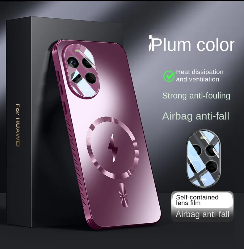 Custodia ILING Per Huawei Nova 13 Pro | Magnetica Per Ricarica Wireless | Opaca Traslucida Blu | Antiurto TPU+PC - 5