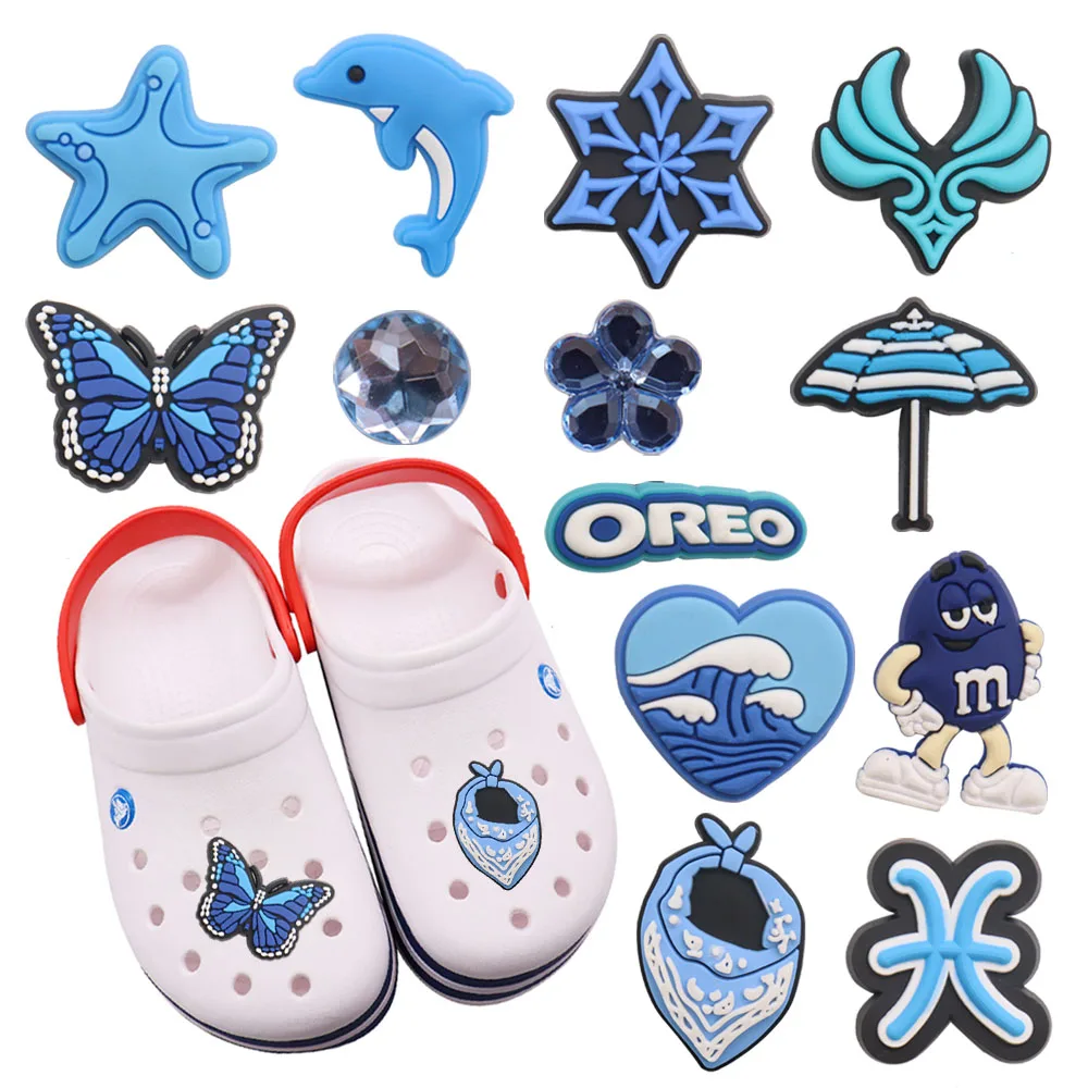 Shoe Parts Accessories Blue Peacock Croc Charms Pin Colorf Diy Crystal Cute  Decoration Drop Delivery Shoes Dhb4N From Croccharmsletter, $19.2