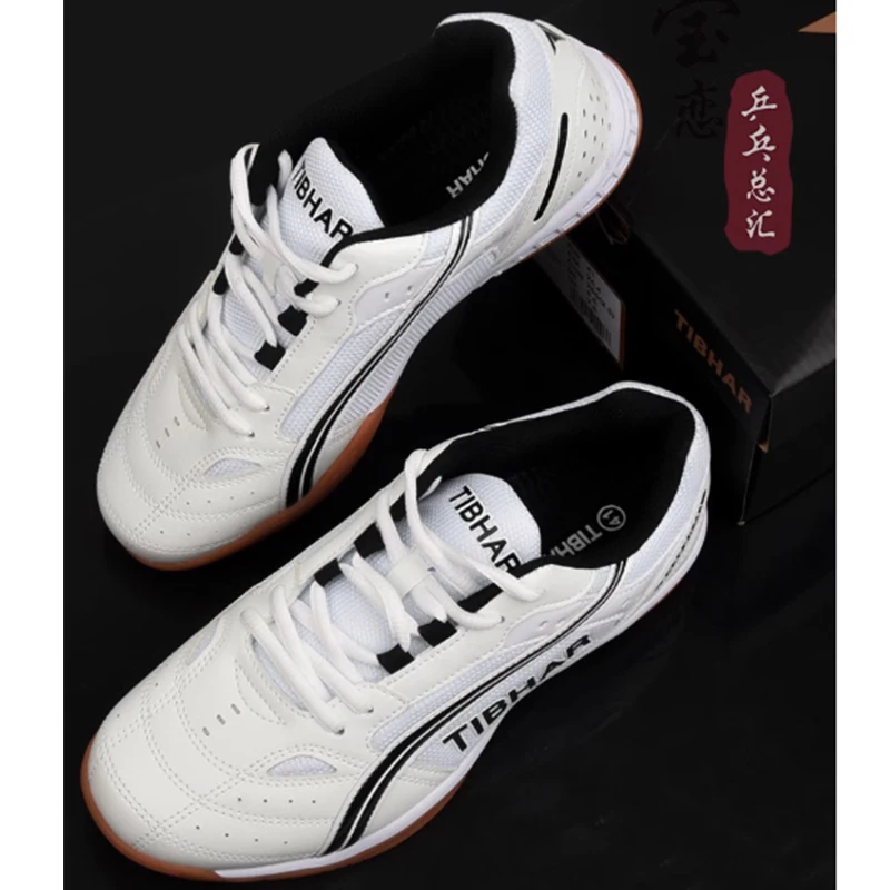 Tibhar Table Tennis Shoes Table Tennis Racket Ping Pong Balance Support Lightweight Non-Slip Breathable Wrapping Shock Absorbent