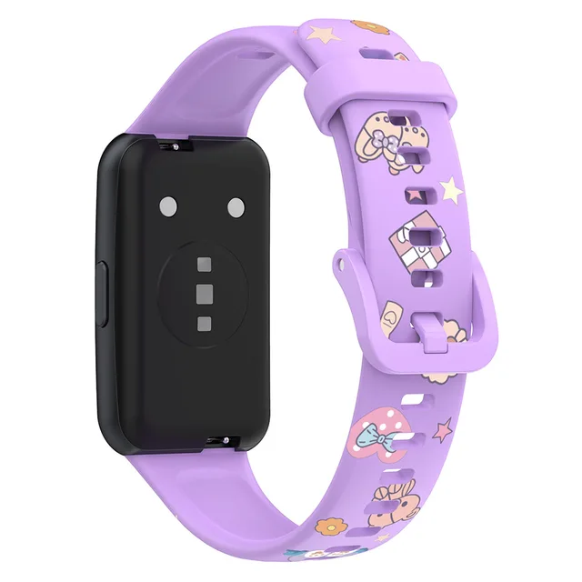 Banda de TPU para Huawei Band 7 Pulseras Pulsera inteligente Correa (Negro  Rojo) WDOplteas Para estrenar