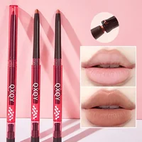 2 Colors Lip Liner Waterproof Matte Lipstick Pencil Contour Lips Makeup Nude Peach Pink Lip Liner Pencil Brown Lipliner Cosmetic 2