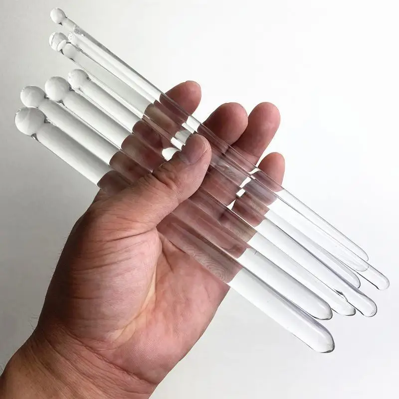 8size Diameter 5-12mm Glass Penis Plug Urethral Dilator Sound Catheter Sounding Sex Toys For Men Urethra Plug Rod Adult Supplies