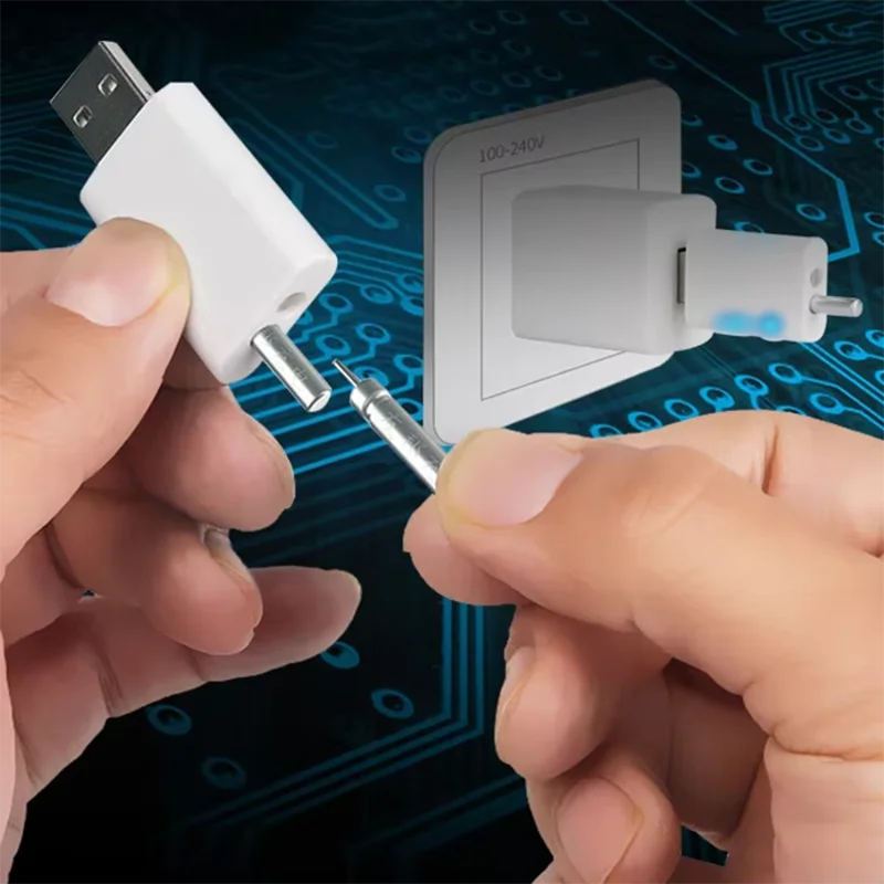 Chargeur USB pour batteries CR425 CR322 flotteurs lumineux - recharge rapide équipement pêche électronique