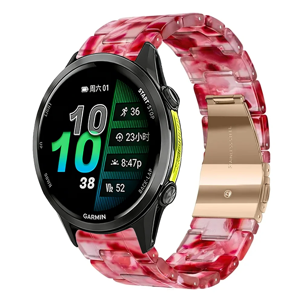 Resin Strap: Comfortable Bracelet for Smartwatches (20mm/22mm)