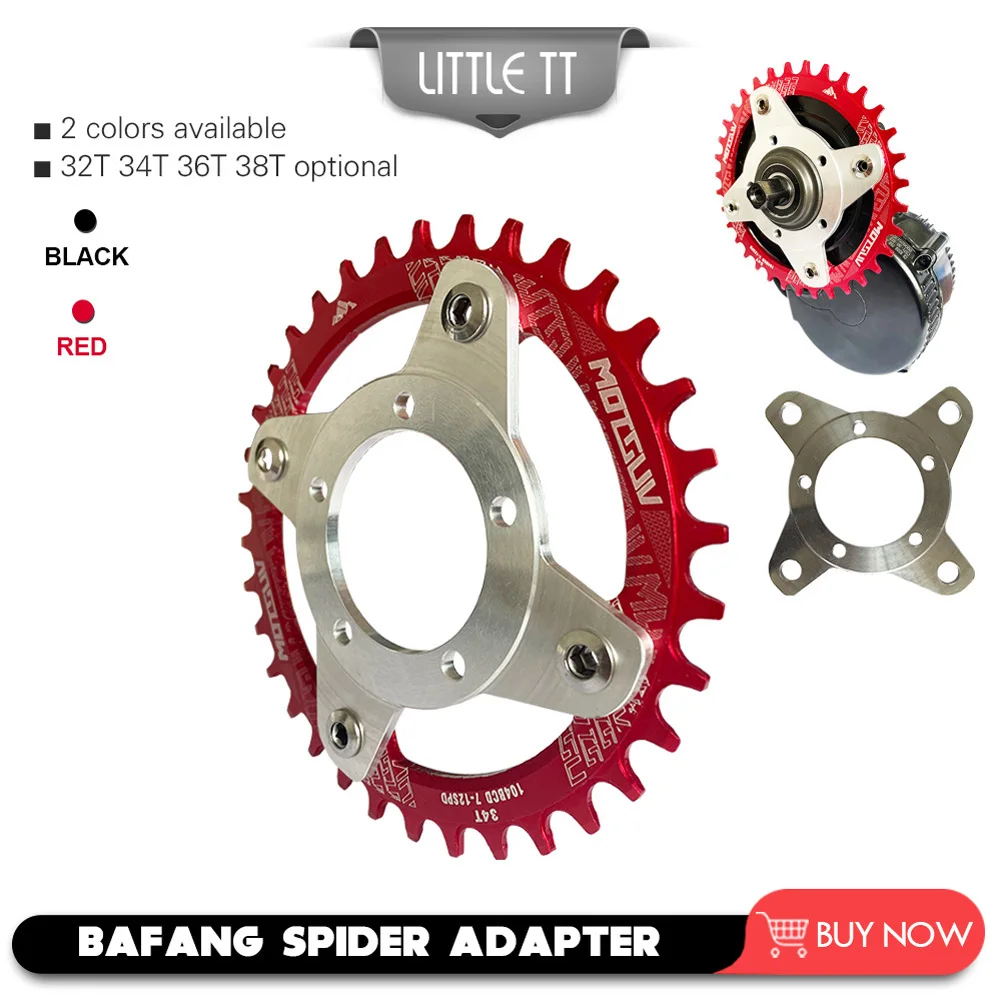 Mere Spædbarn stout Bbs01 Bbs02 For Bafang Middle Motor Positive And Negative Accessories  Adapter Chainring Crankset Conversion Set - Bicycle Crank & Chainwheel -  AliExpress