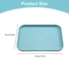1Pc Rectangular Serving Tray Anti Slip Scratch Resistant Smooth Tray Plate Food Plate For Kitchen Home Decoration Accessories 3