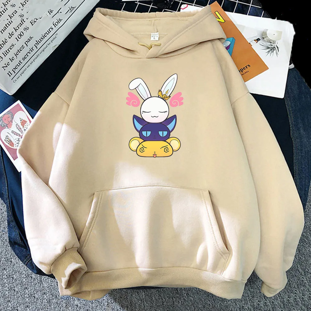 Women's new casual simple sweater all-match spring and autumn fashion Harajuku cartoon print long-sleeved sweater