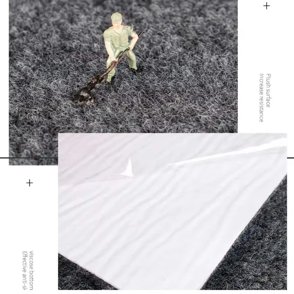 새로운 76X20cm 계단 매트 미끄럼 방지 자체 접착 계단 트레드 카펫 매트 안전 소프트 스트라이프 도어 매트 홈 데코